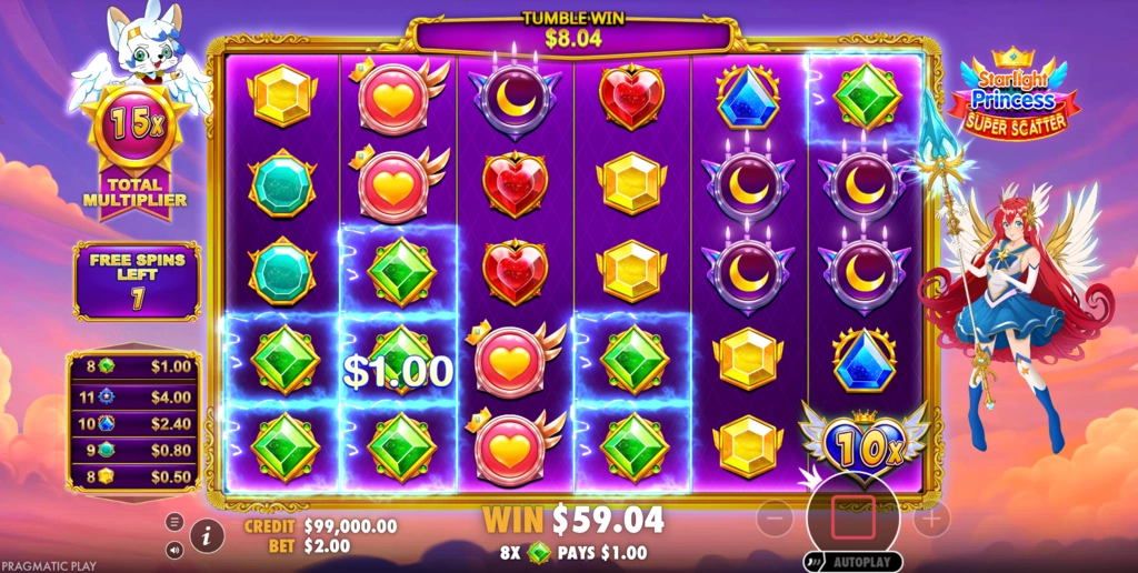 Starlight Princess Super Scatter - Free Spins Starlight Princess Super Scatter - Free Spins